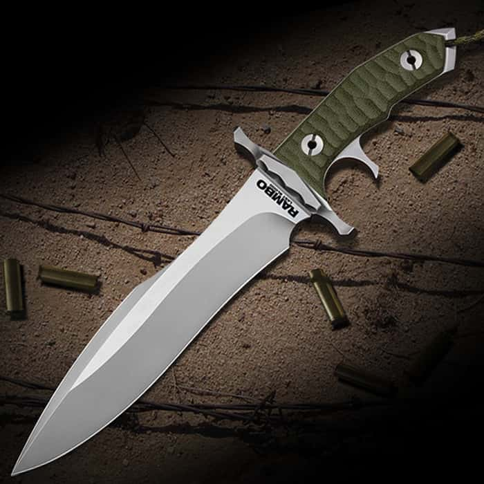 Rambo Last Blood Heartstopper Knife With Sheath