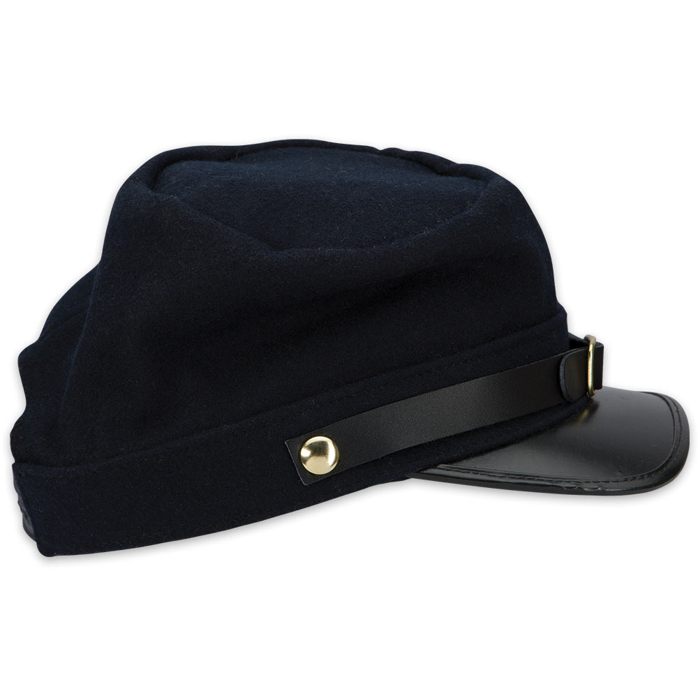 Civil War Union Soldiers Blue Suede Kepi Hat Reenactor Costume Knives & Swords At