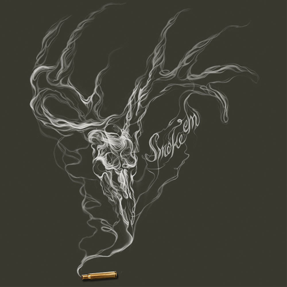 buck wear smoke em shirt