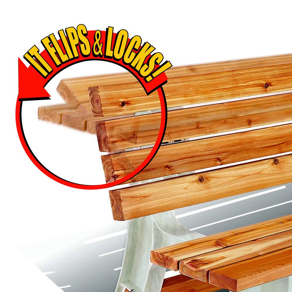 2x4 Basics Flip Top Bench Table Building Kit Kennesaw ...