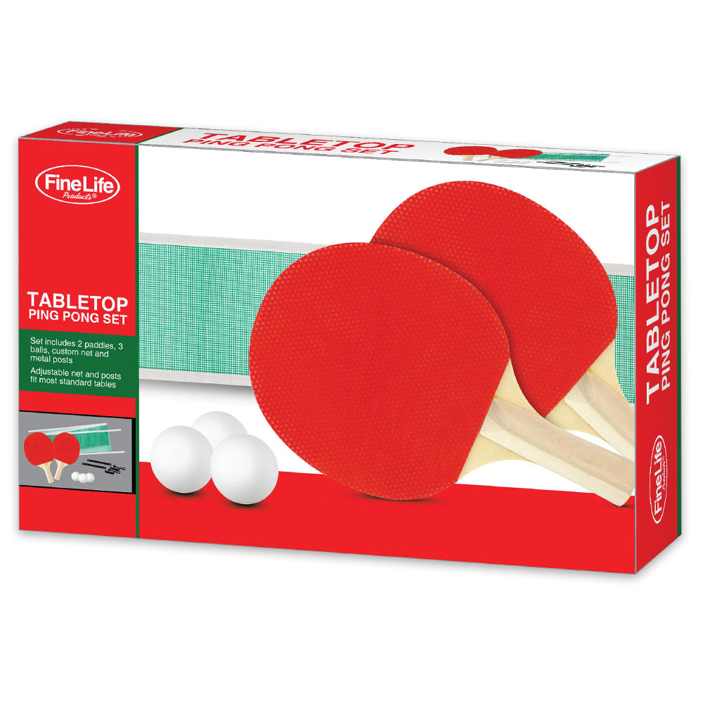 FineLife Tabletop Ping Pong Set Kennesaw Cutlery