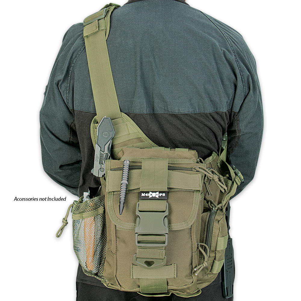 M48 Gear Tactical Waist Sling Bag - Messenger Bag - OD Green | Kennesaw Cutlery