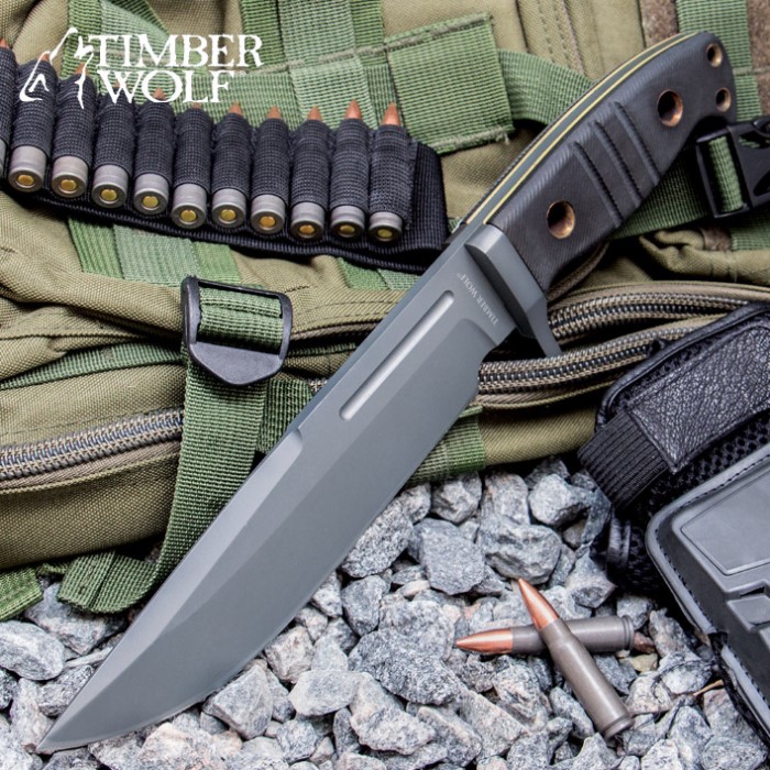 Timber Wolf Extreme Tactical Bowie Knife 