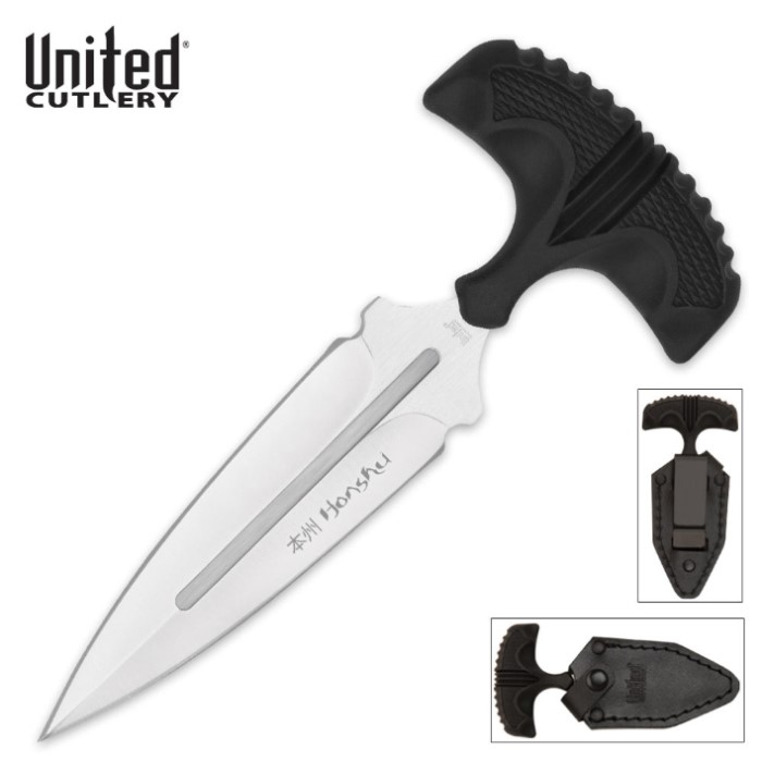 Covert Push Daggers - Double Push Dagger Set - Pair of Push Knives