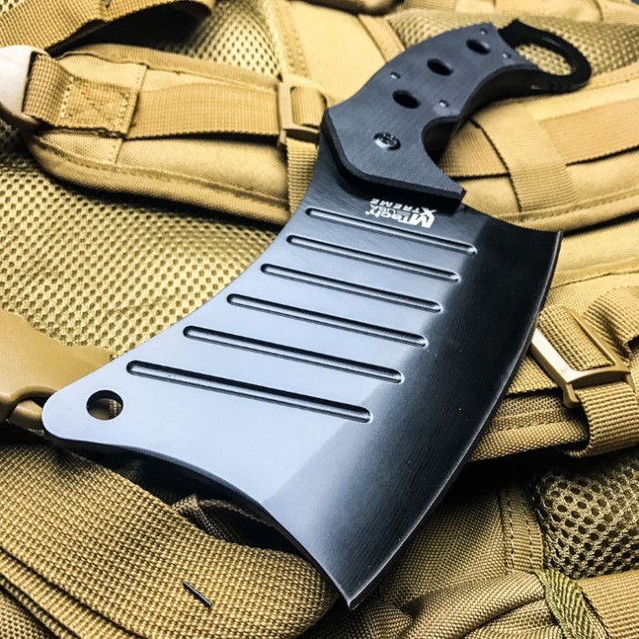 Karambit Style Fixed Blade Cleaver Knife With Sheath Knives & Swords At The Lowest