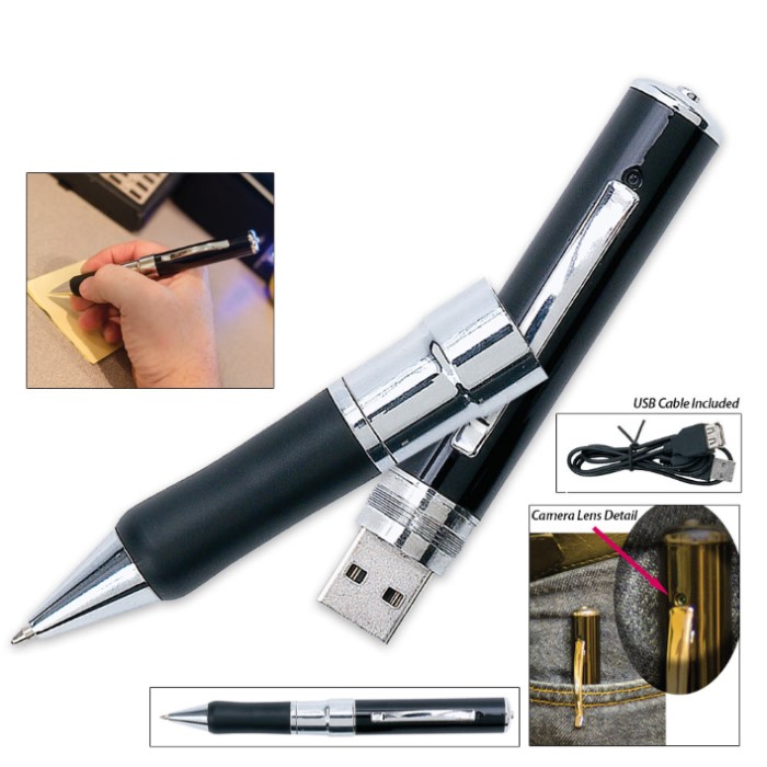 Digital Spy Video Recording Pen Knives & Swords At The