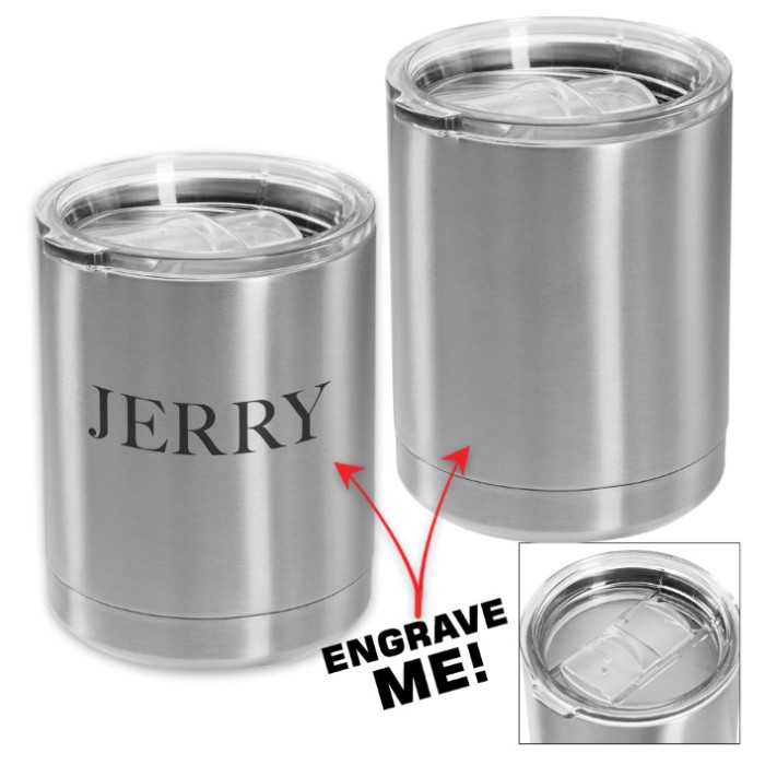 Rambler Twin Pack Two 12oz Insulated, DoubleWalled Stainless Steel