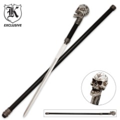 Cane Sword White Skull