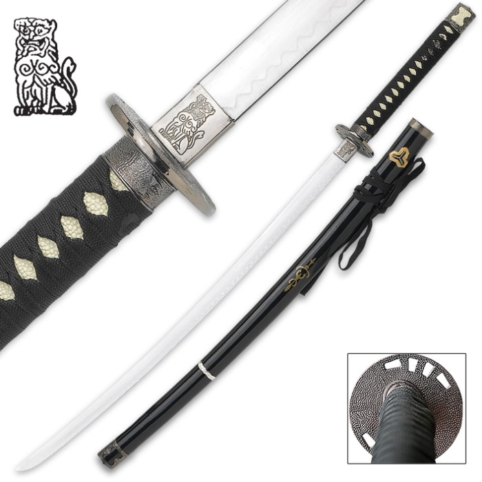 Japanese Dragon Warrior Samurai Katana Sword