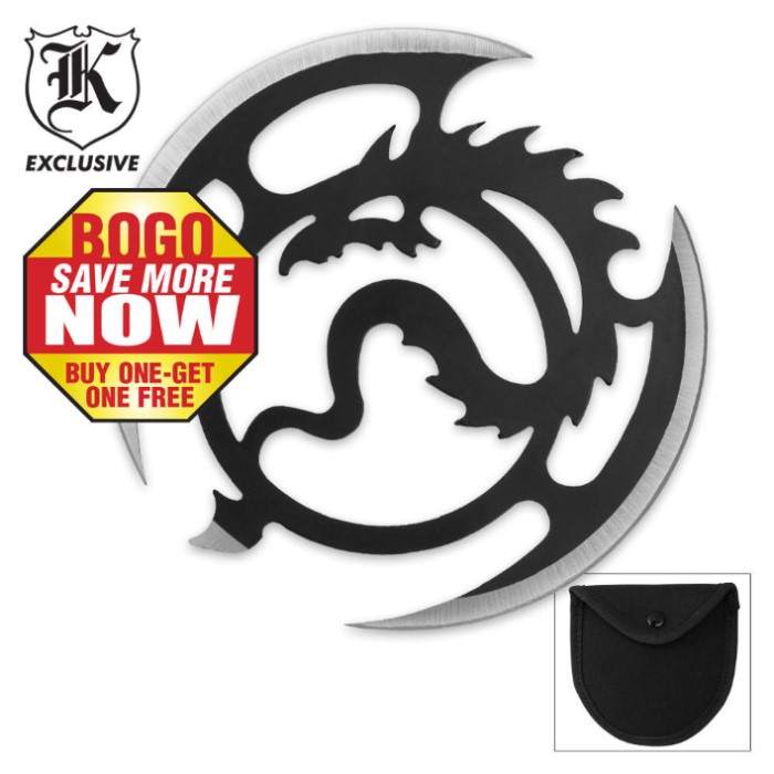Flying Dragon Thrower with Pouch 2 For 1