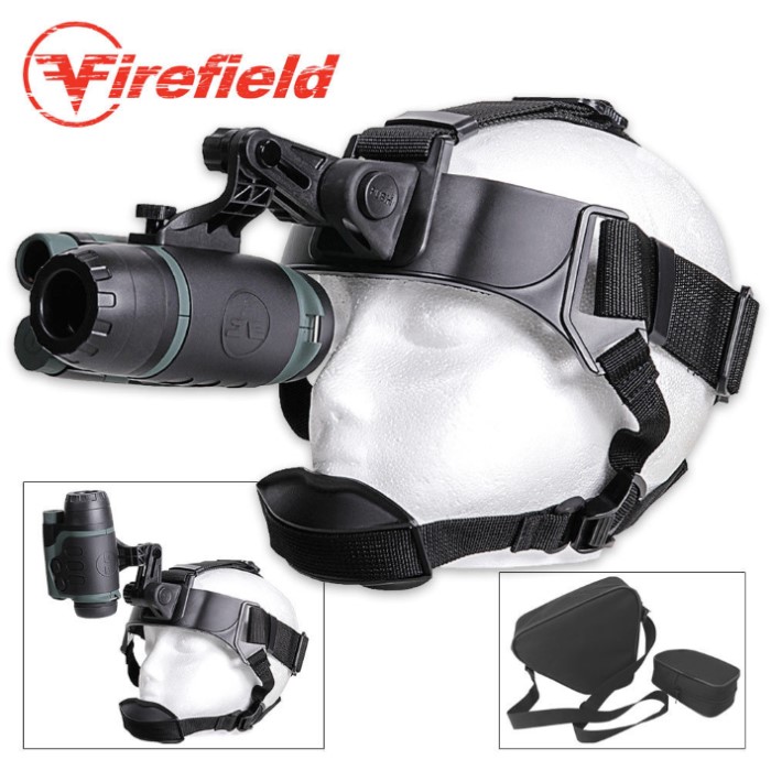 Firefield Monocular Night Vision Goggles with Headgear Survival & Camping Gear
