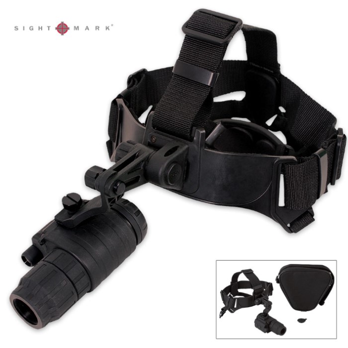 Sightmark 1 x 24 Night Vision Monocular Goggle Kit | CHKadels.com