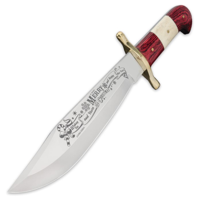 Timber Rattler Limited Edition Christmas Fixed Blade Bowie Knife With