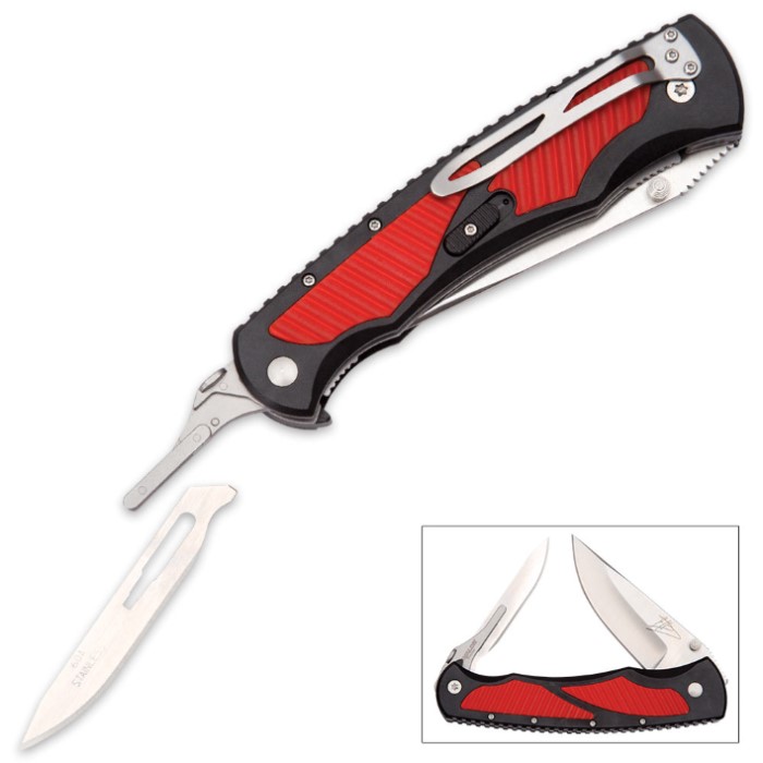 Havalon Titan Jim Shockey Signature Series 2Blade Pocket Knife w/ 12