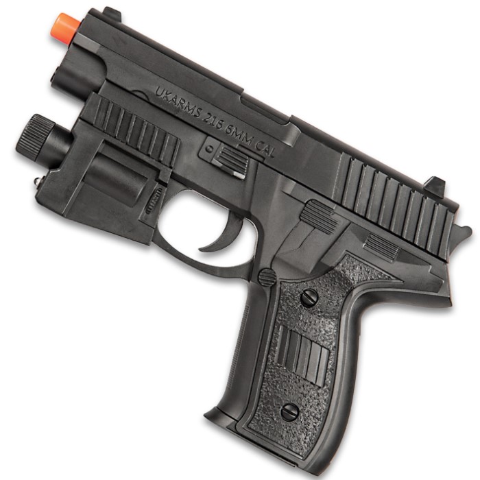 UKArms Spring Powered Airsoft Pistol With Laser Tough ABS