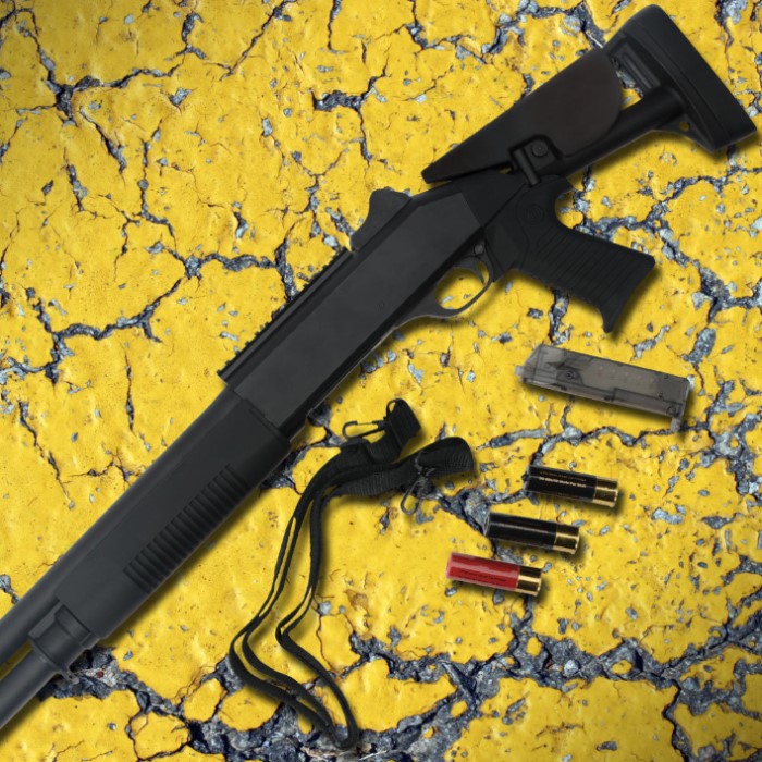 UTG MultiShot M4/90 Airsoft Shotgun Knives & Swords At