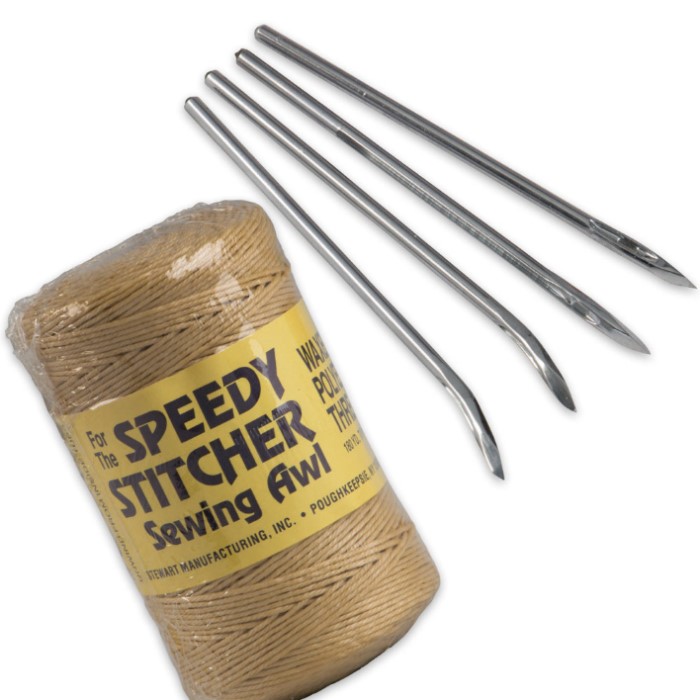 Speedy Stitcher Sewing Awl Kit With Yd Thread Budk Knives