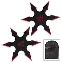 4 PC Set Ninja Throwing Stars Anime Shuriken Knife Blade Six-Sided -  MEGAKNIFE