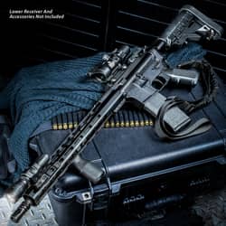 TACFire AR-15 Rifle Build Kit - 5.56 NATO 16” Barrel With Lower Parts Kit, M-LOK Handguard, Six-Position Stock, Pistol Grip