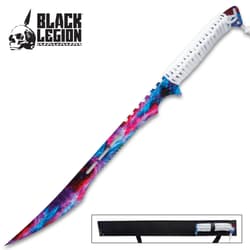 Black Legion White Galaxy Fixed Blade Knife Set