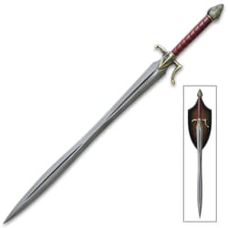 Zoro's Enma Katana And Scabbard - Carbon Steel Blade, Wooden Handle, Metal  Alloy Fittings - Length 40 1/2