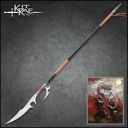 Kit Rae Ellexdrow War Spear With Art Print