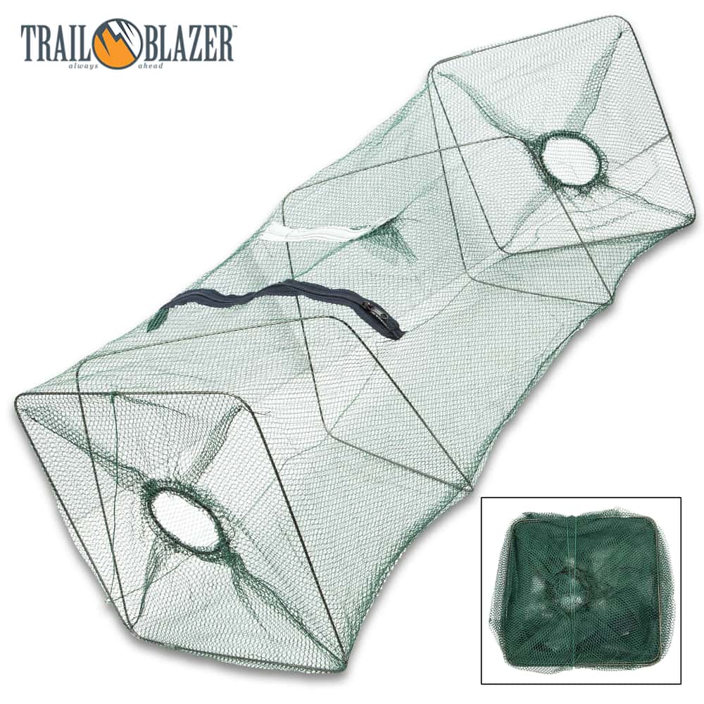 Trailblazer Collapsible Live Fishing Bait Trap Large