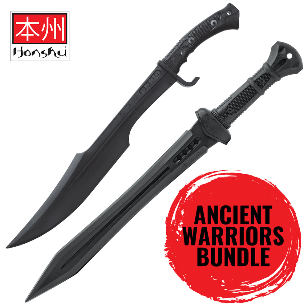 Full image of the Honshu Spartan and Gladiator Training Swords in the Ancient Warriors Bundle. image number 0