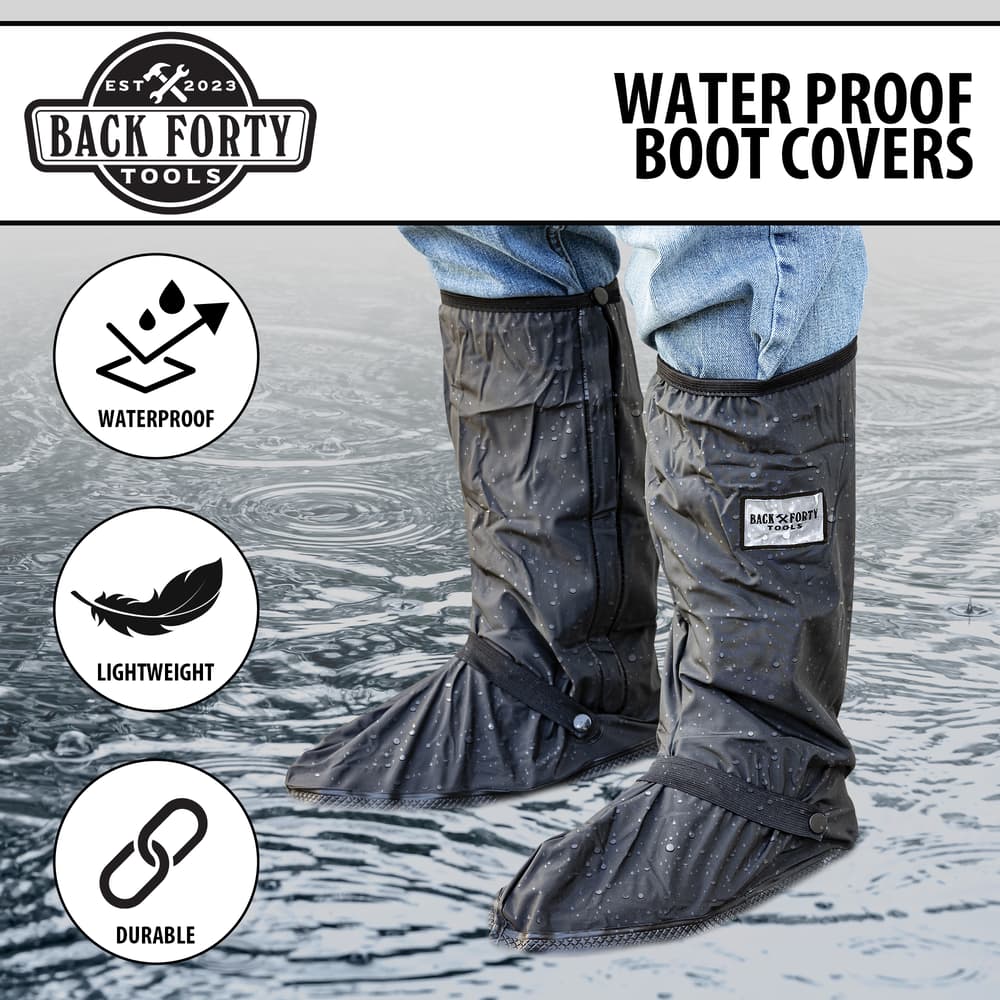 Full image of Back Forty Water Proof Boot Covers. image number 0