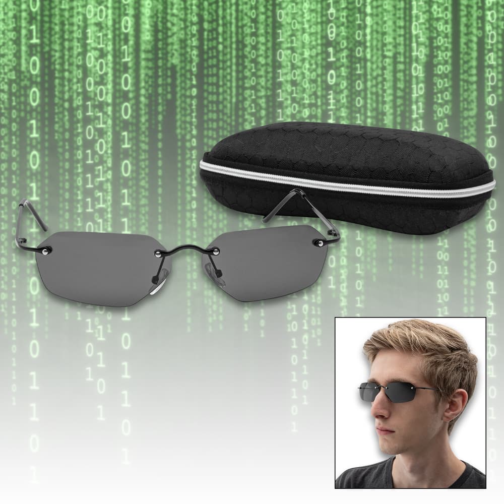 Full image of the Matrix Sunglasses. image number 0