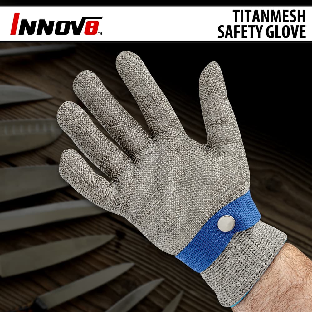 Full image of the Innov8 Titanmesh Safety Glove. image number 0