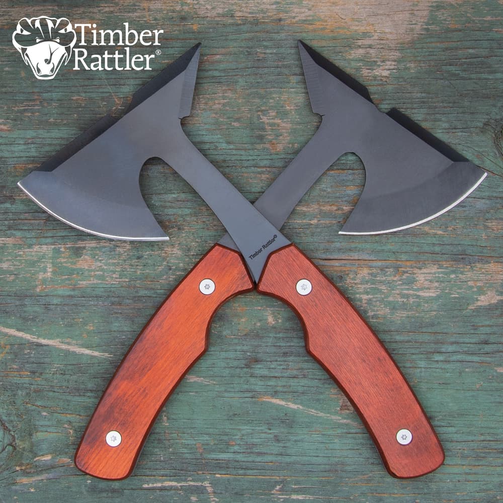 The Timber Rattler Mini Throwing Axe is a fun little thrower to start out with when you’re perfecting your throwing skills image number 0