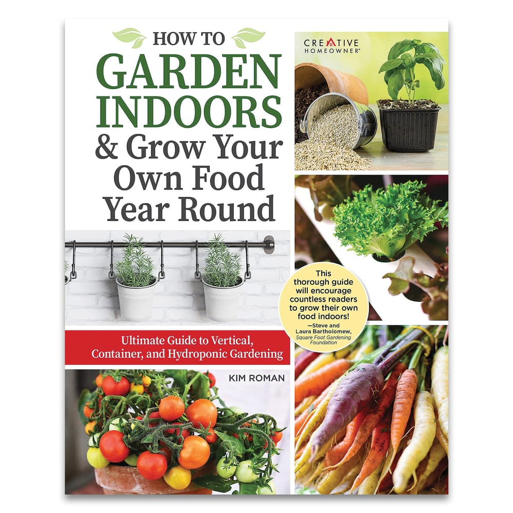 A complete guide filled with a host of valuable information and DIY projects on how to grow a variety of foods inside your home image number 0
