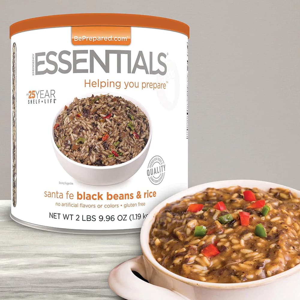 Emergency Essentials Santa Fe Black Beans And Rice makes a hearty side dish or stand-alone meal image number 0