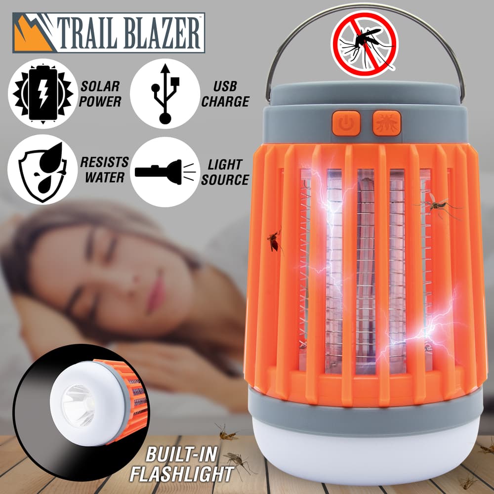 The Trailblazer Camp Lantern And Bug Zapper offers a light and pest control all in one image number 0