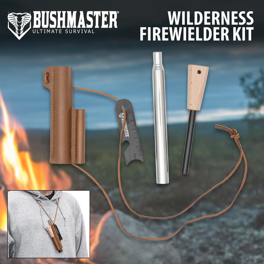 Full image of the Bushmaster Ultimate Survival Wilderness Firewielder Kit. image number 0