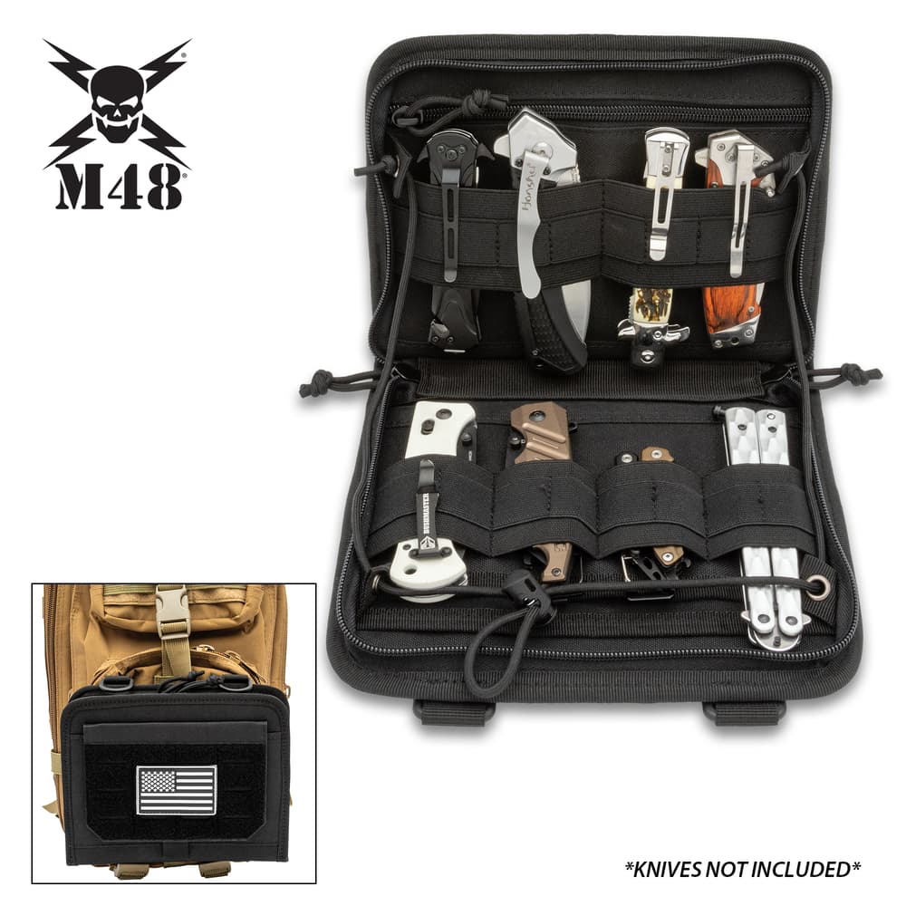 M48 Folding Molle Pouch open and closed image number 0