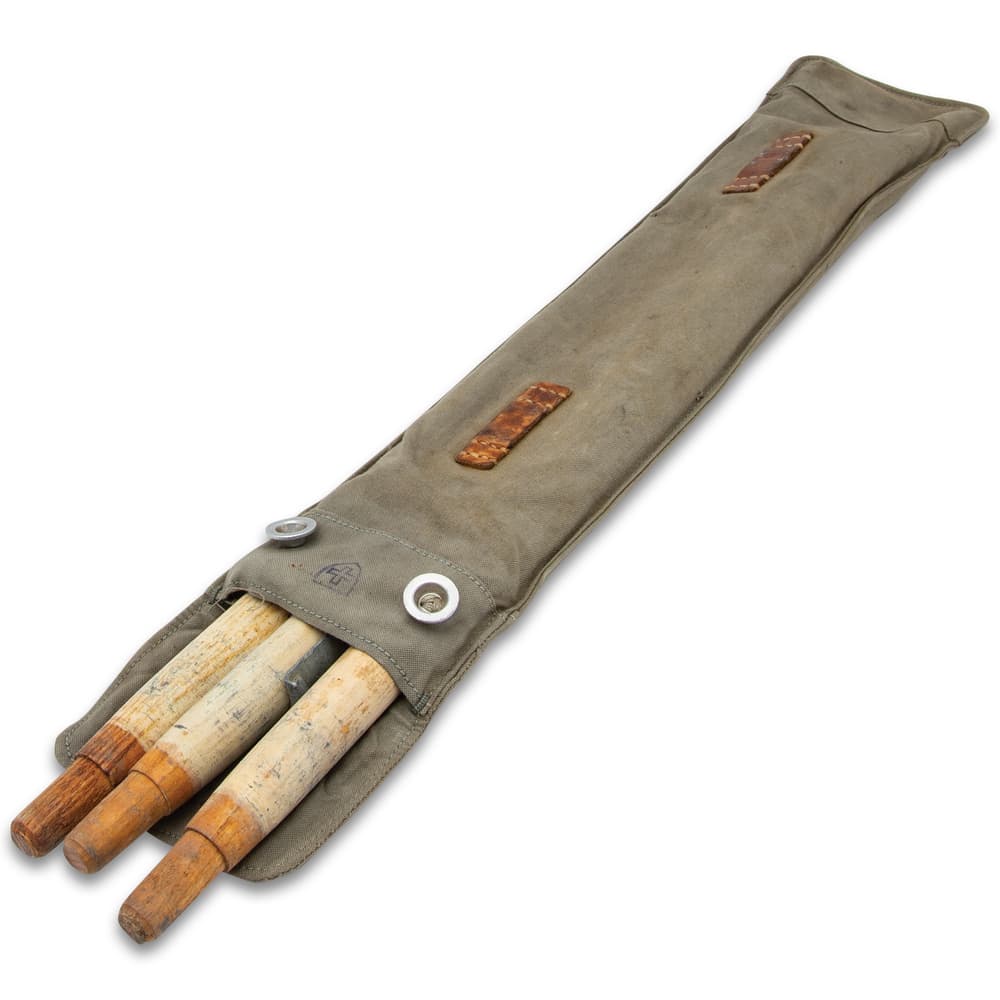 The Swiss Tent Poles shown in their pouch image number 0