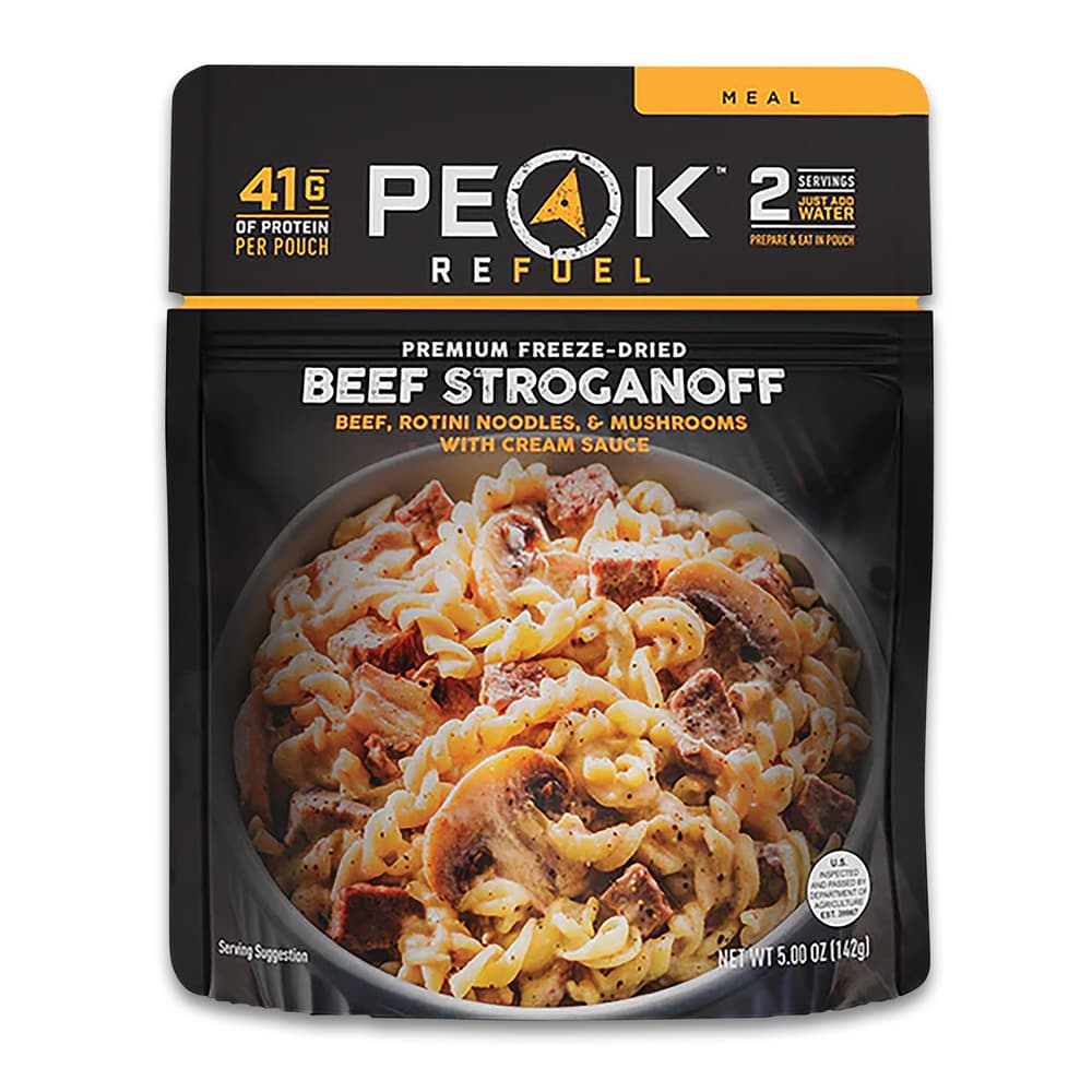 The Peak Refuel Beef Stroganoff packaging image number 0