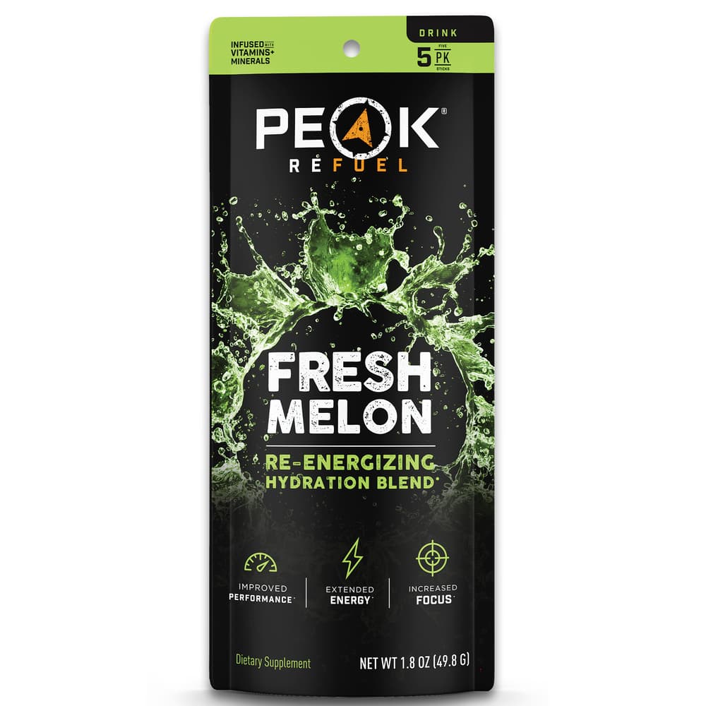 The Peak Refuel Melon Sticks come in a resealable pouch image number 0