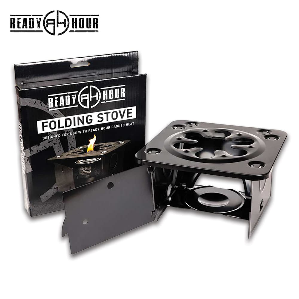 The Ready Hour Folding Camp Stove is easy to pack and carry. image number 0