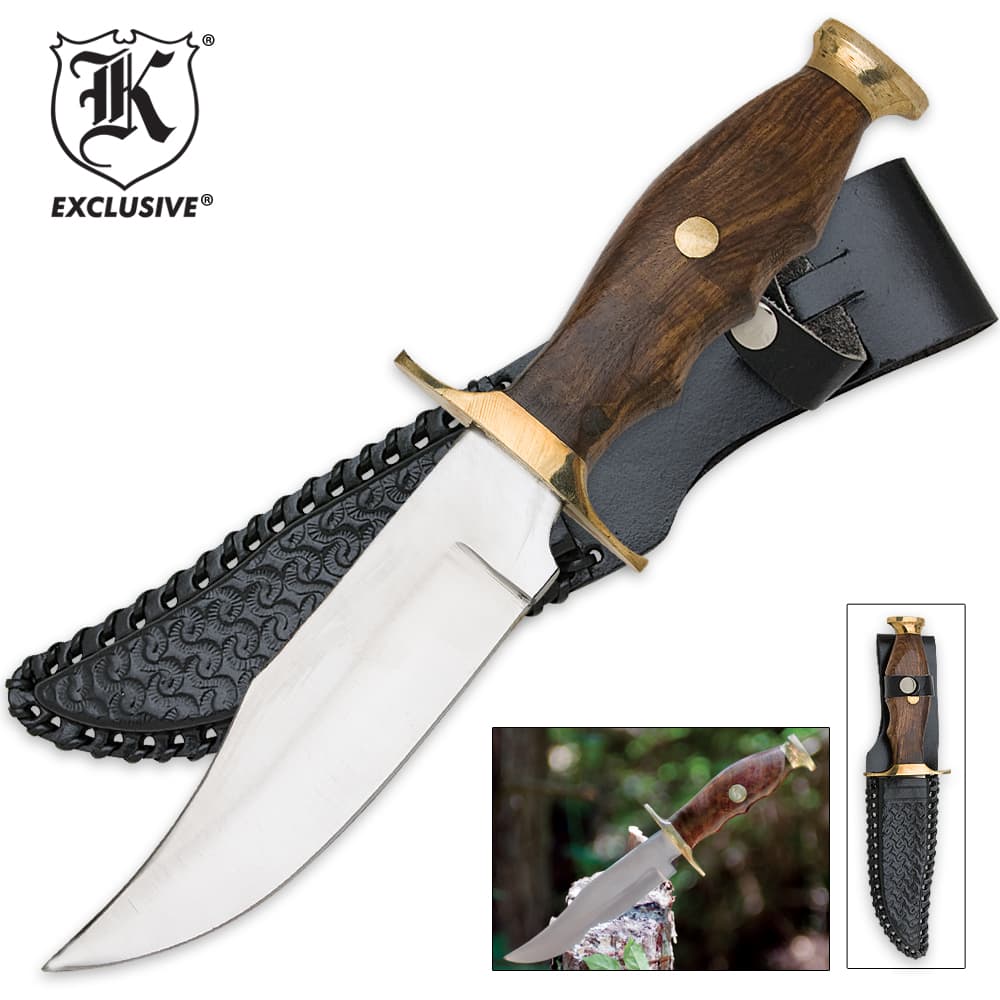 Mountain Man Classic Hunting Knife And Sheath image number 0