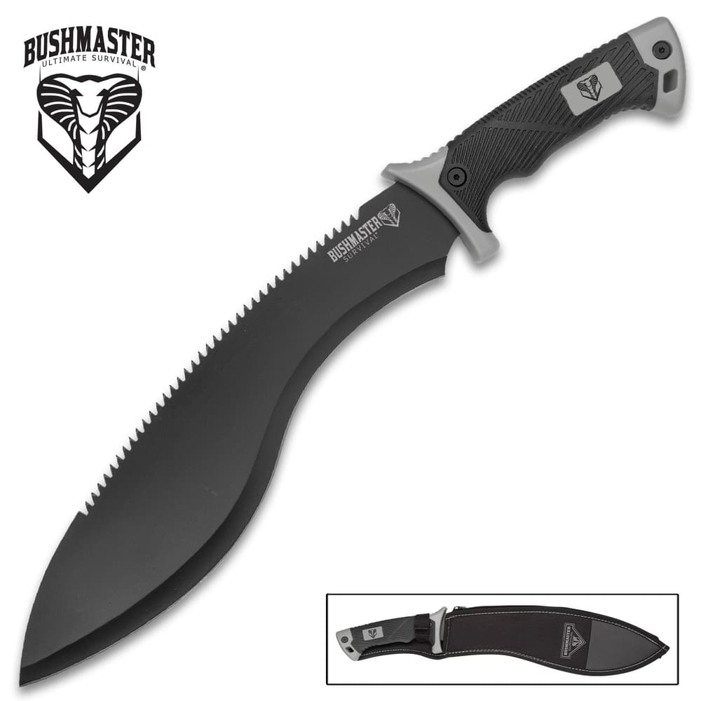 The Bushmaster Kukri Machete Knife is an innovative spin on a centuries-old, tried-and-true design image number 0