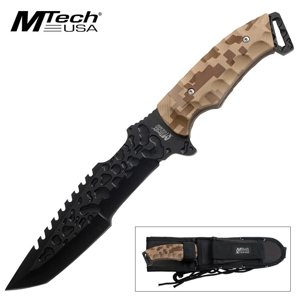 MTech Xtreme Fixed Blade Tactical Knife Digital