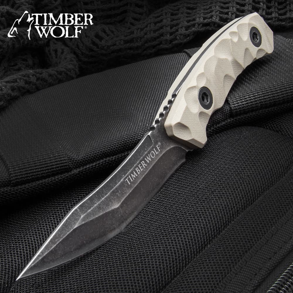 Perfectly suited for missions in the desert, the compact Desert Base Knife will blend-in with the terrain when you need to be discreet image number 0