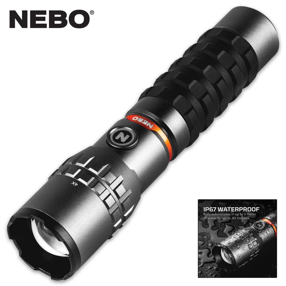 Rechargeable, waterproof and, the Slyde King 2K Flashlight features a 2,000-lumen flashlight and a 500-lumen COB work light image number 0