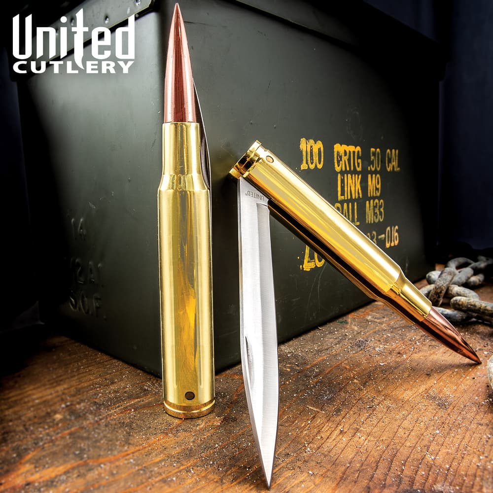 United Cutlery 50 Cal. Bullet Pocket Knife image number 0