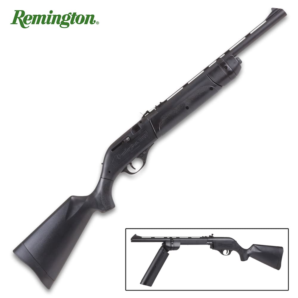 The Crosman Remington Variable Pump BB And Pellet Rifle is a solid performer with a beautiful aesthetic design image number 0