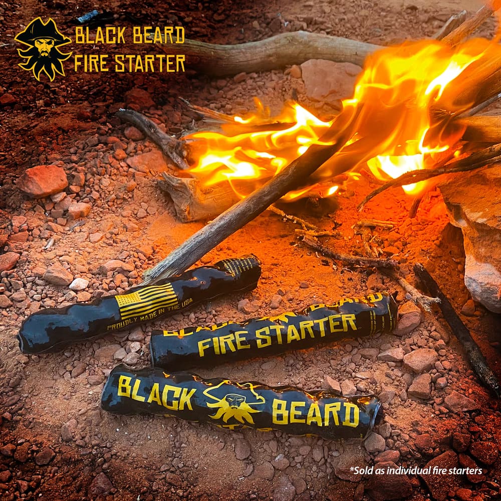Black Beard Fire Starters light every time. image number 0