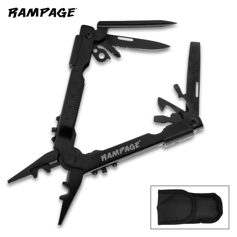 Full image of the Rampage Needle Nose Pliers Multi Tool. image number 0